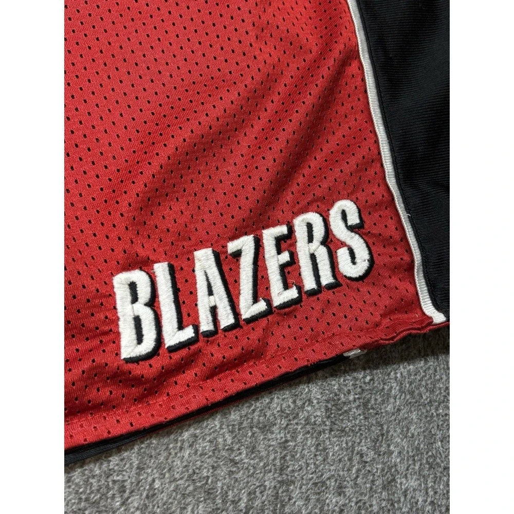 Vintage Nike Reversible Basketball Shorts Mens L NBA Portland Blazers Dazzle Y2K